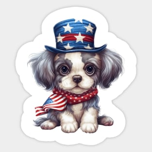 Patriot Farm Dog Sticker